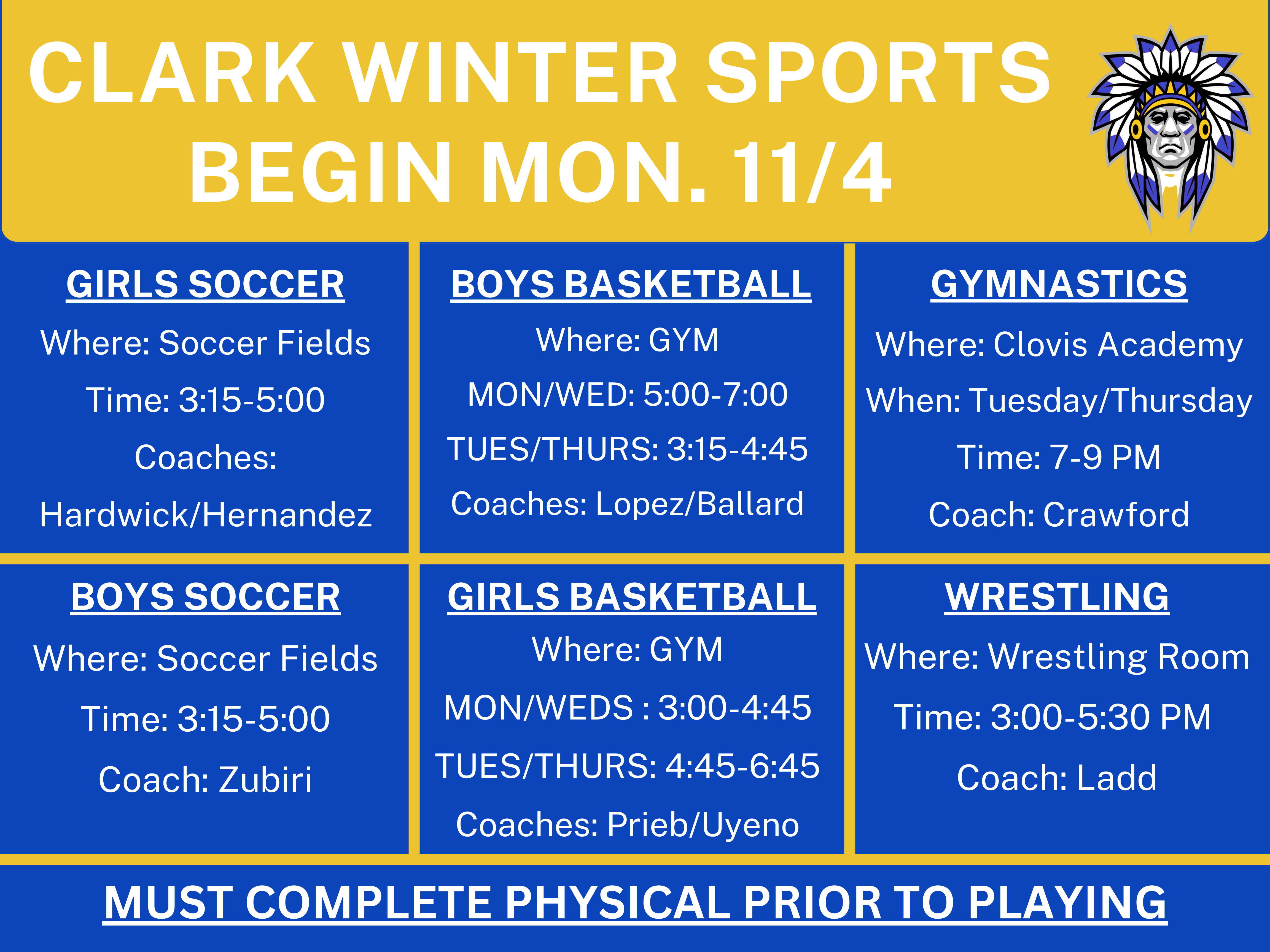 Winter Sports Flyer