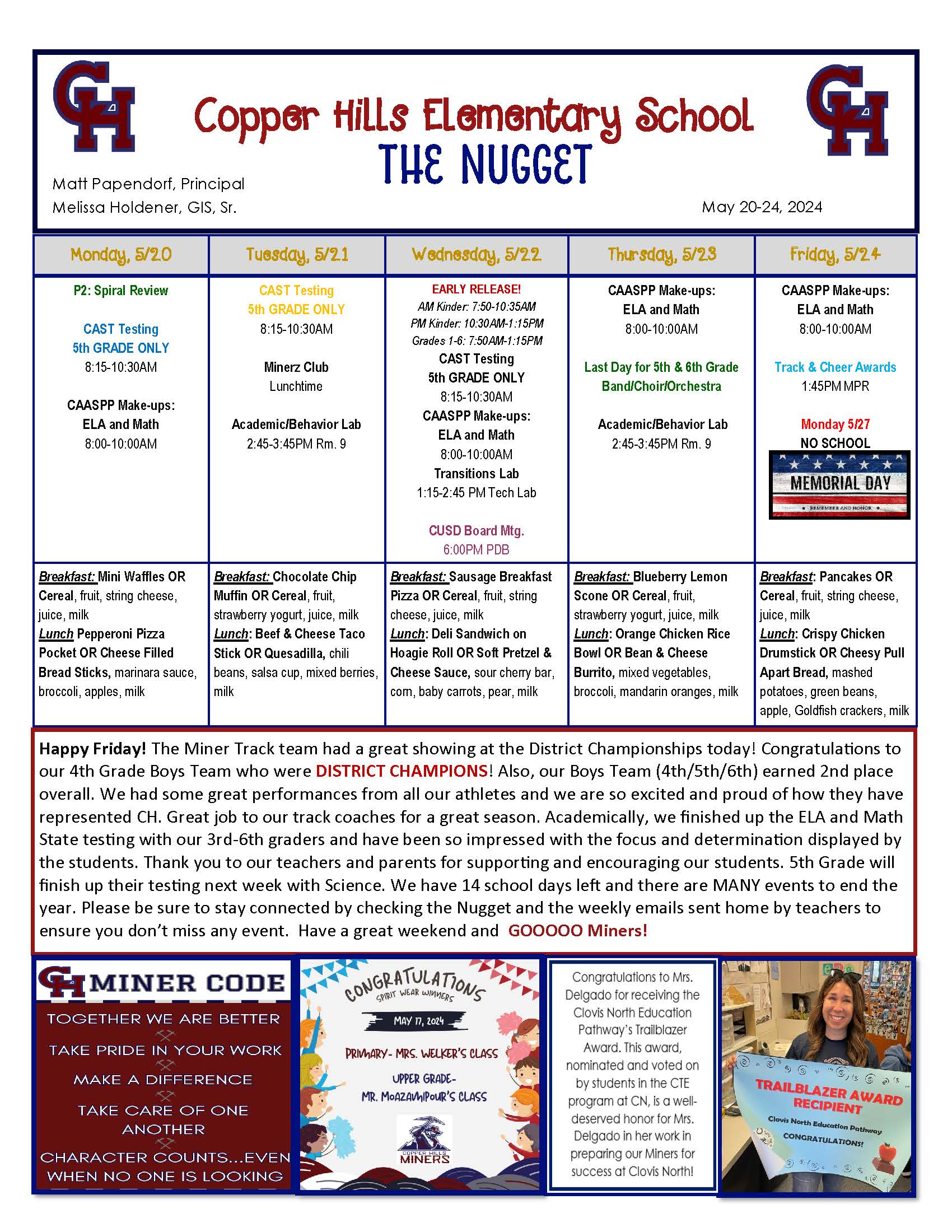 Weekly Newsletter 