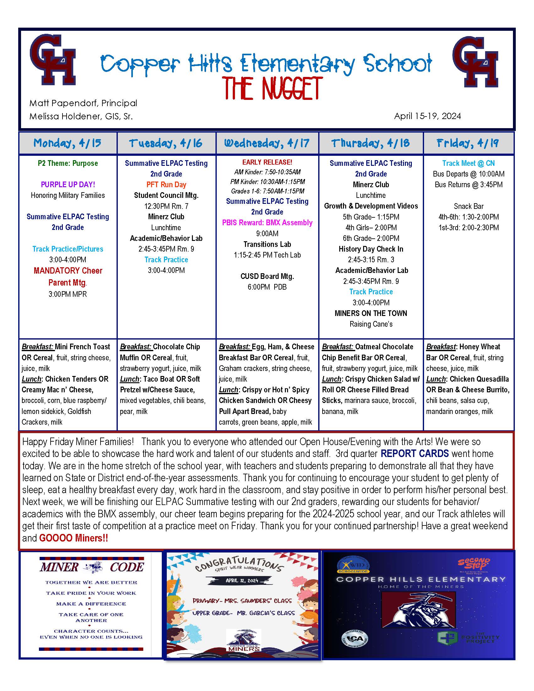 Weekly Newsletter 