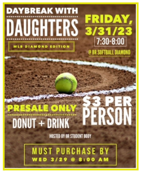 Daybreak with Daughters Flyer