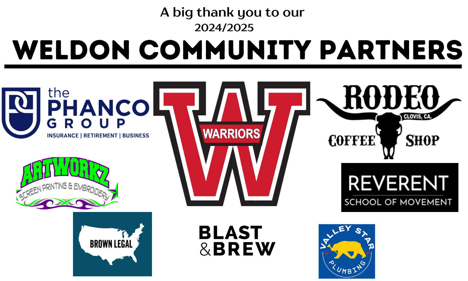 Community Sponsor logos