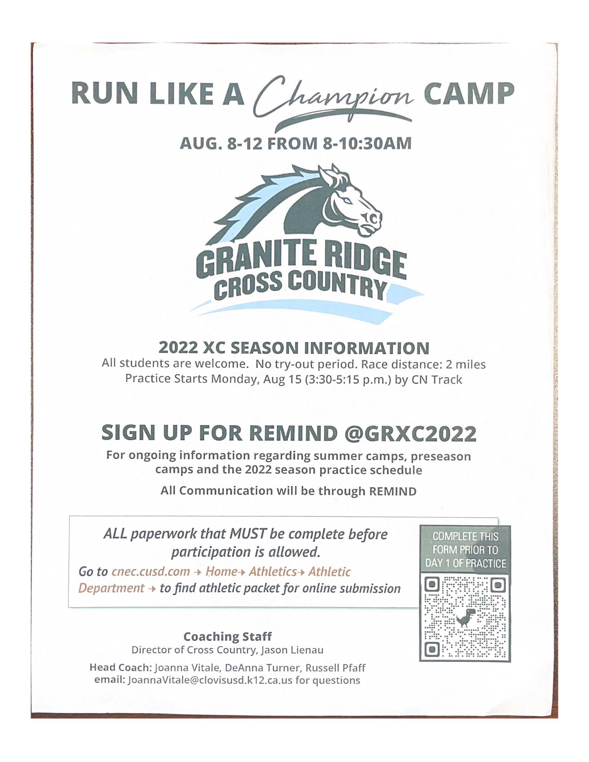 CN Run Like a Champ Camp flier pdf below