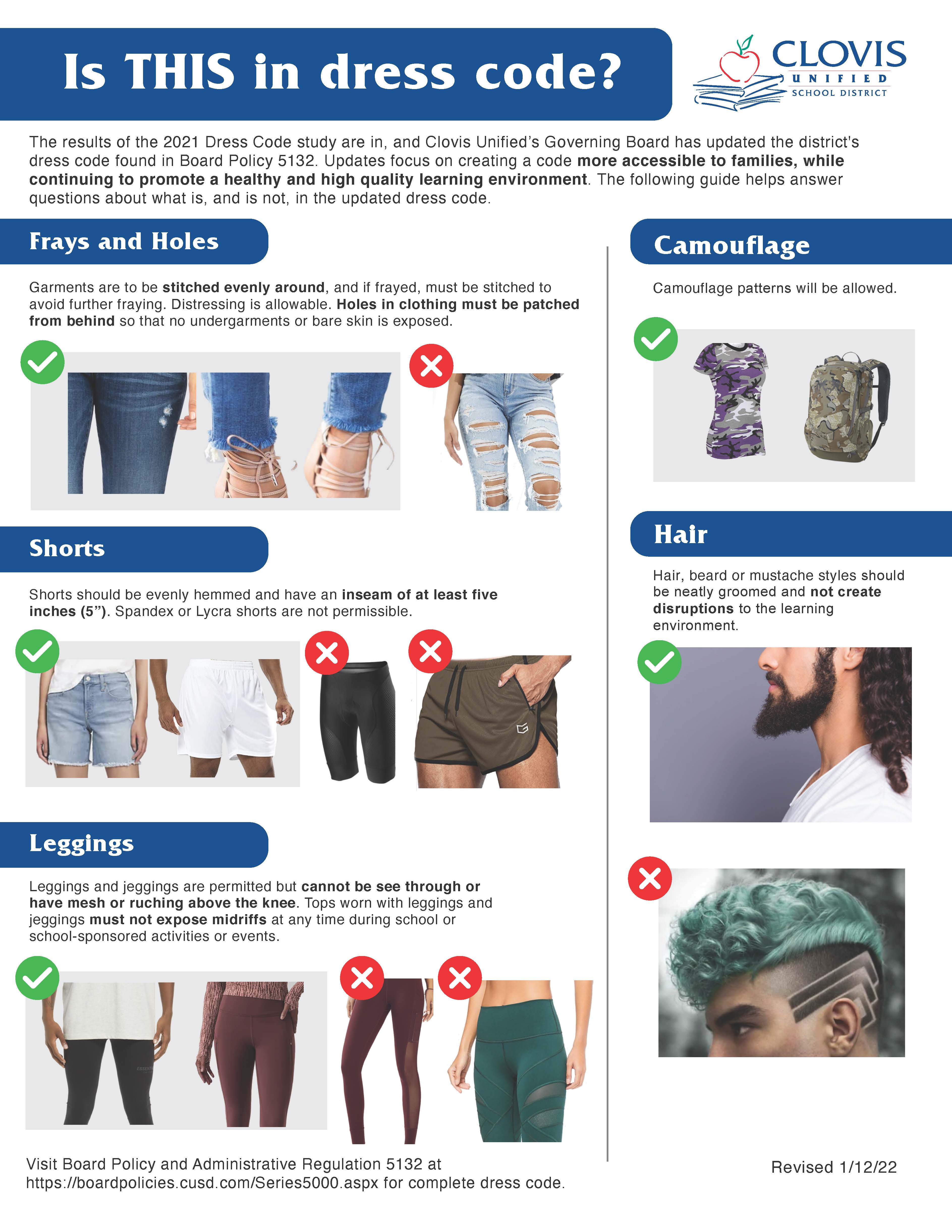 Dress Code examples