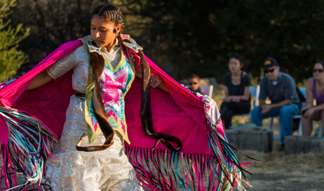 A Native American traditional dance