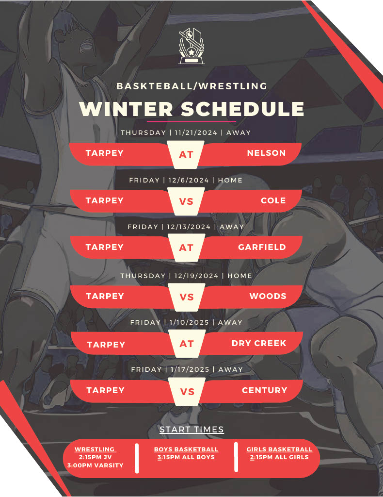 Tarpey winter sport schedule