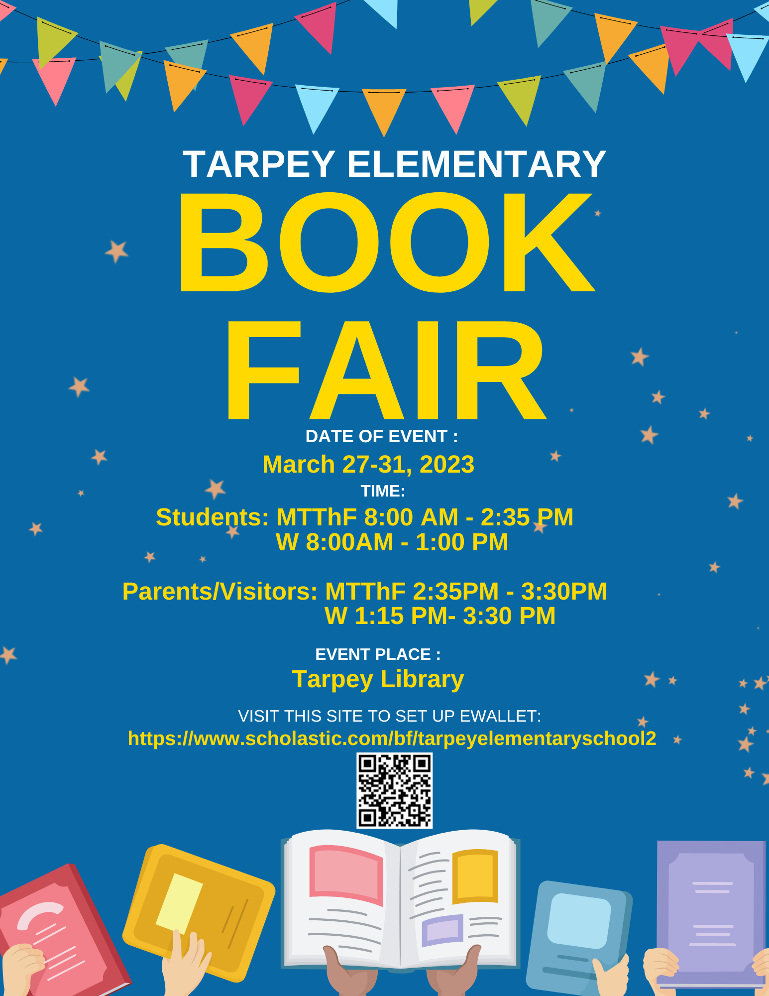 Spring Book Fair March 27-31, 2023
