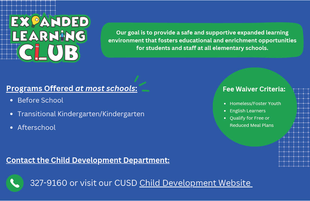 Expanded Learning Club flyer