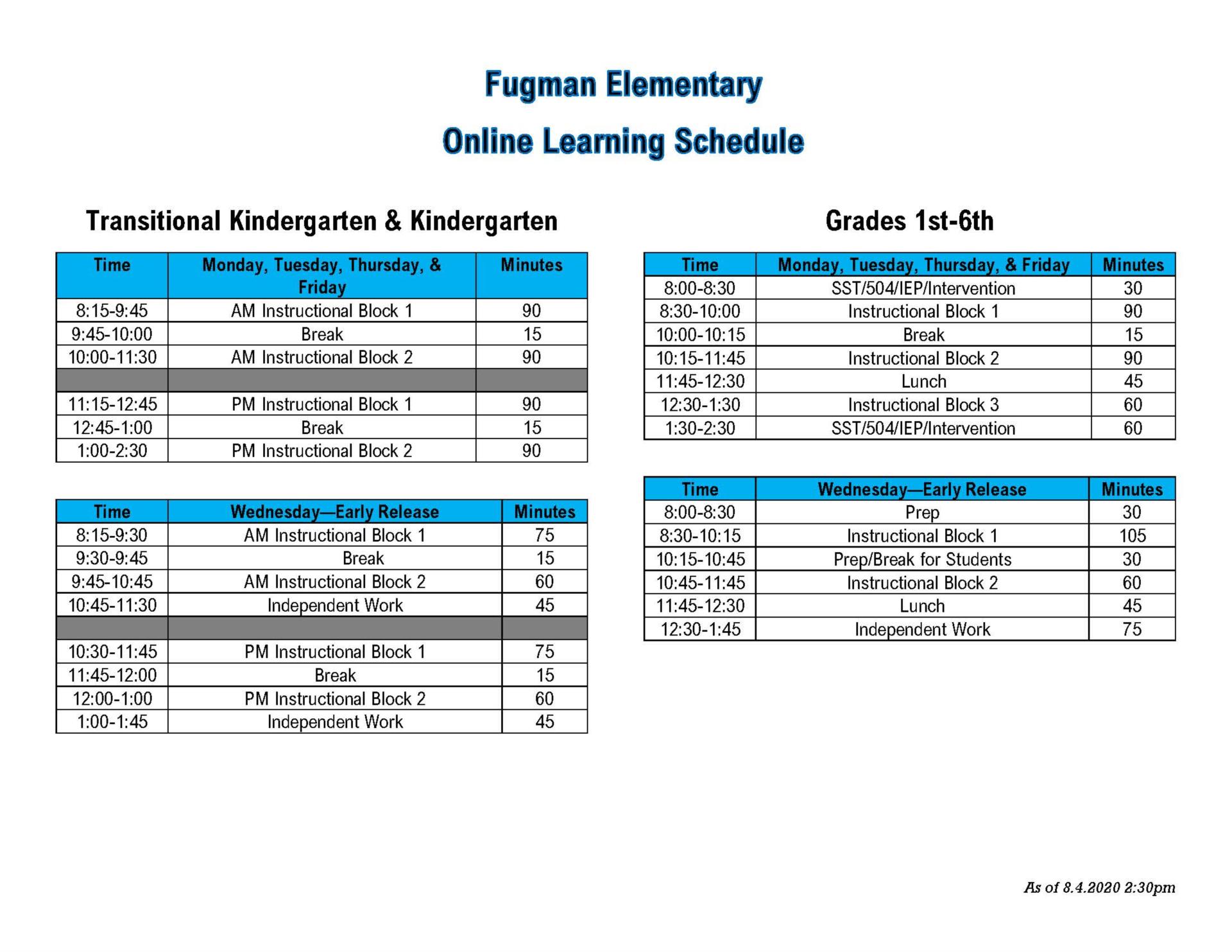 Fugman Elementary News Article