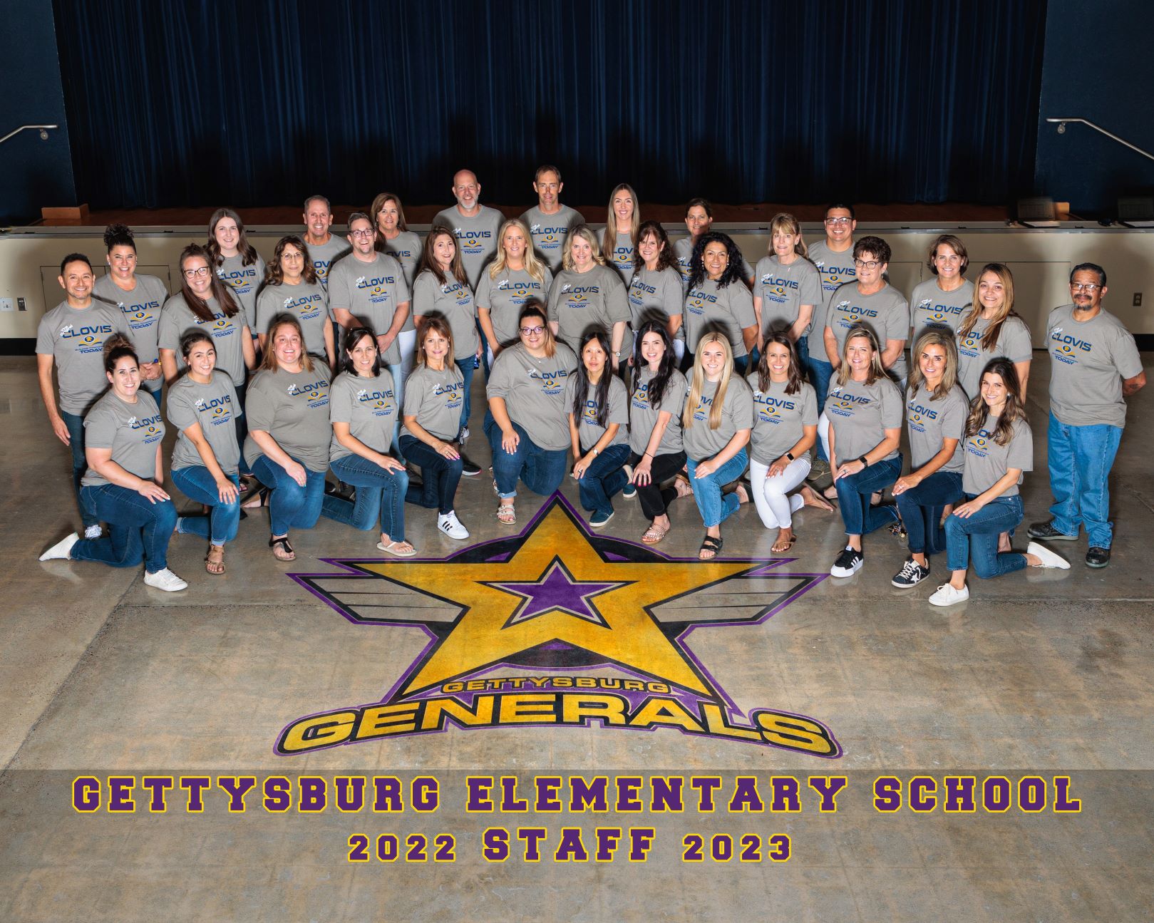 Gettysburg Staff Photo 2022 with our new Generals star 