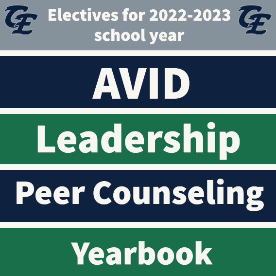 Elective Applications for 2022-2023 school year flyer