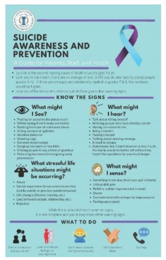 suicide awareness and prevention flyer PG 1