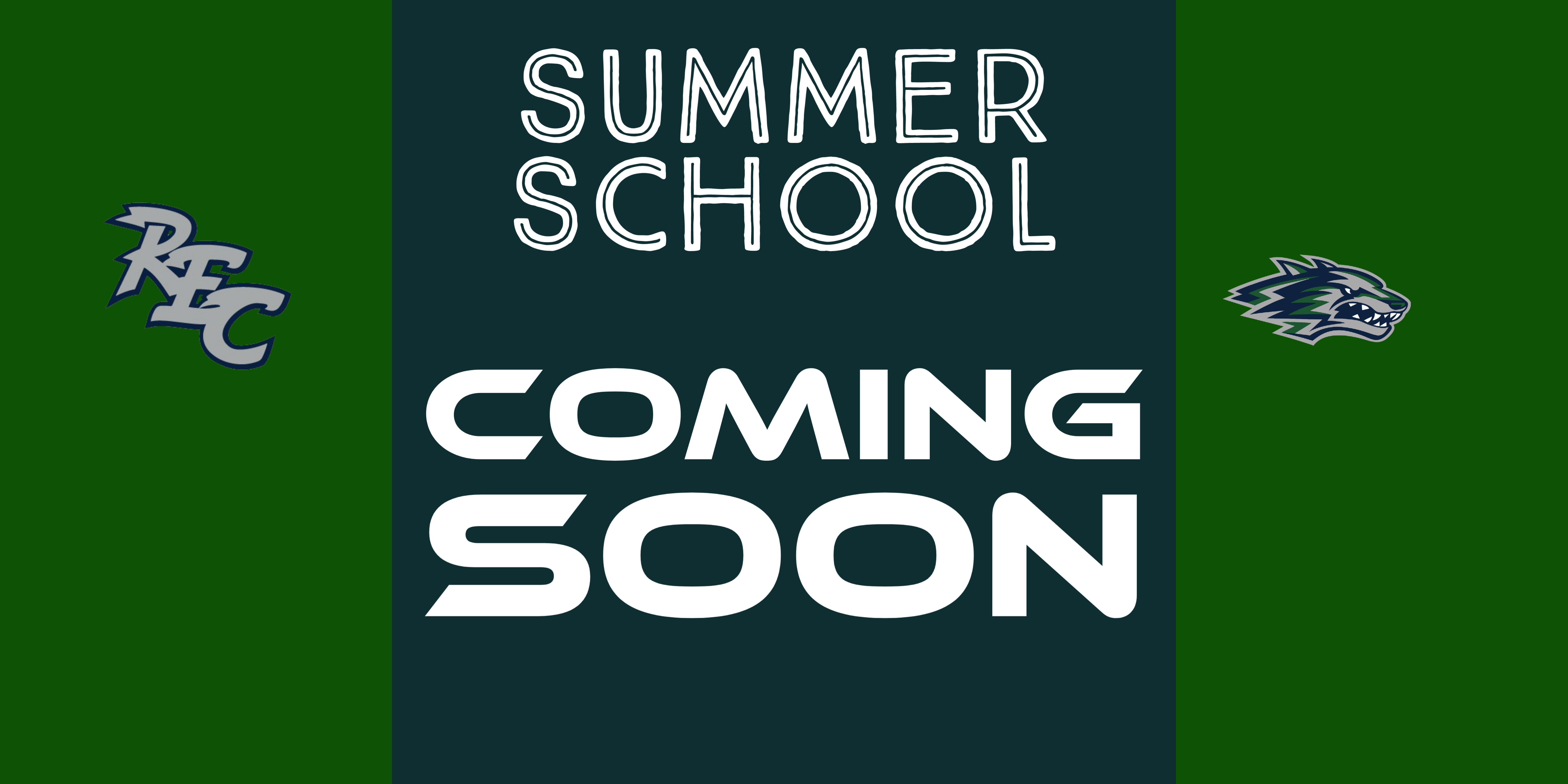 Summer School sign coming soon 2023