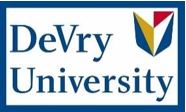 DeVry University Logo that links to website