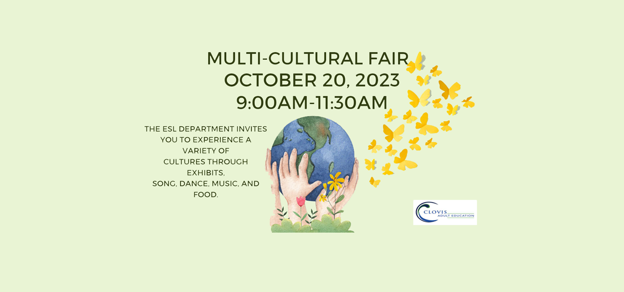 Multicultural Fair October 20, 2023 9:00 am - 11:30 am