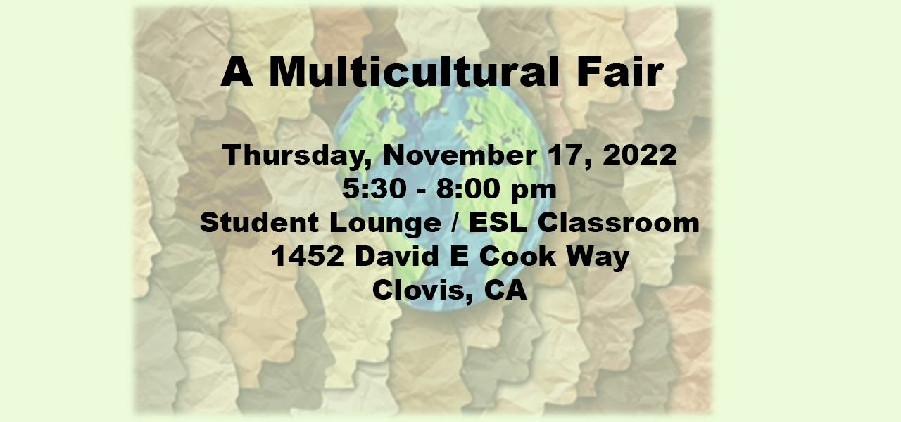 Multicultural Fair November 17, 2022 evening