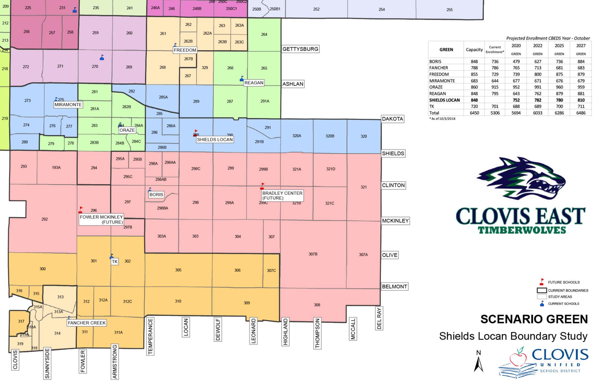 Clovis Unified School District Map Maping Resources