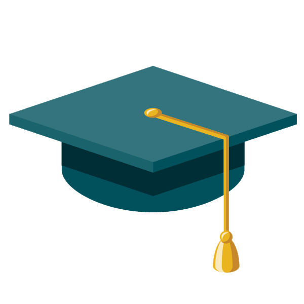 grad cap and diploma