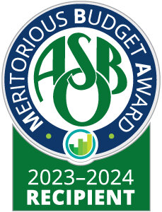 Association of School Business Officials International (ASBO) Meritorious Budget Award 2023-2024 Recipient