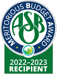 ASBO Meritorious Budget Award 2022-2023 Recipient Badge