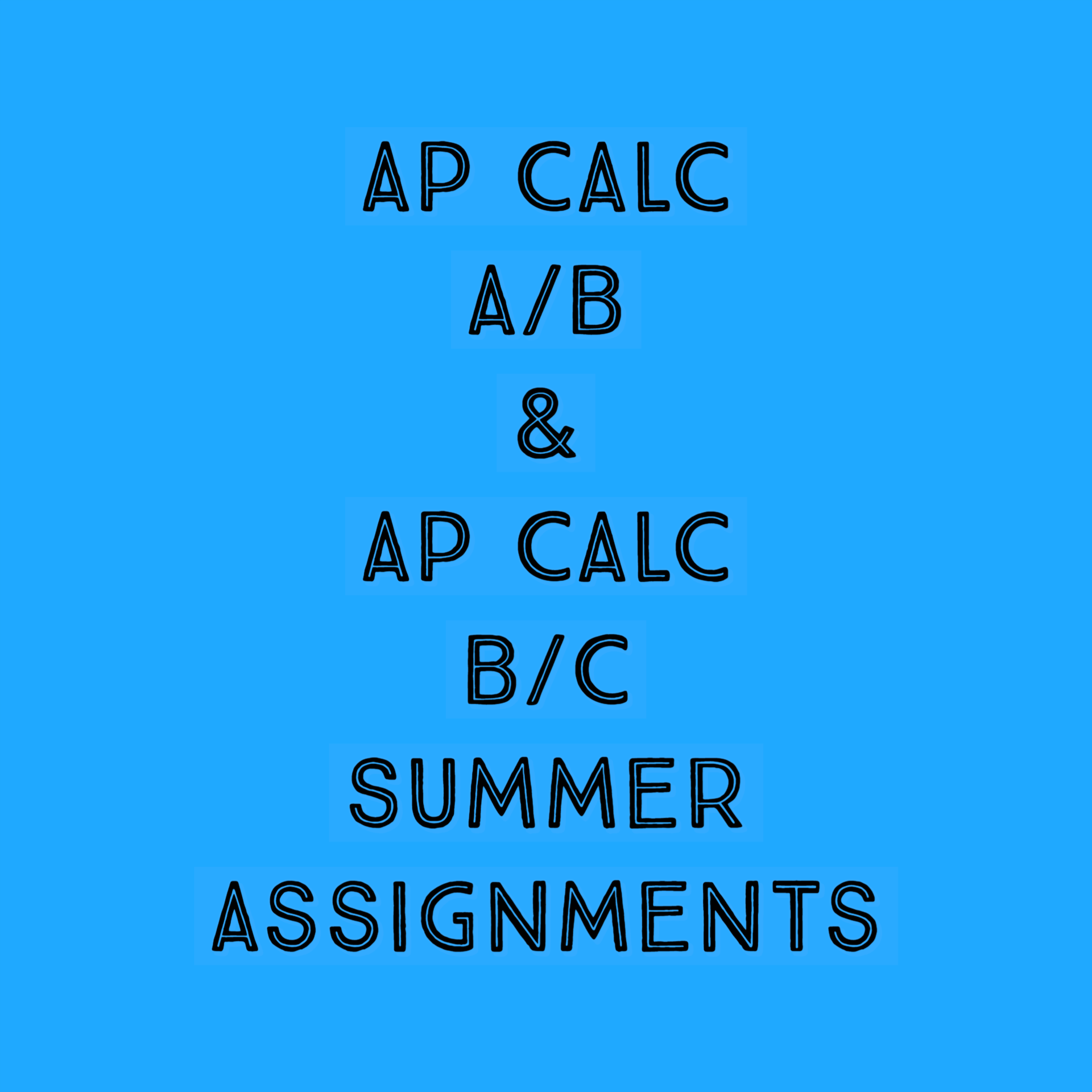 sphs ap summer assignments