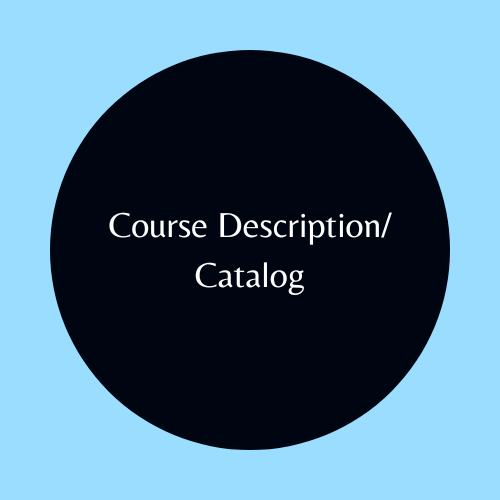 Course Description/Catalob