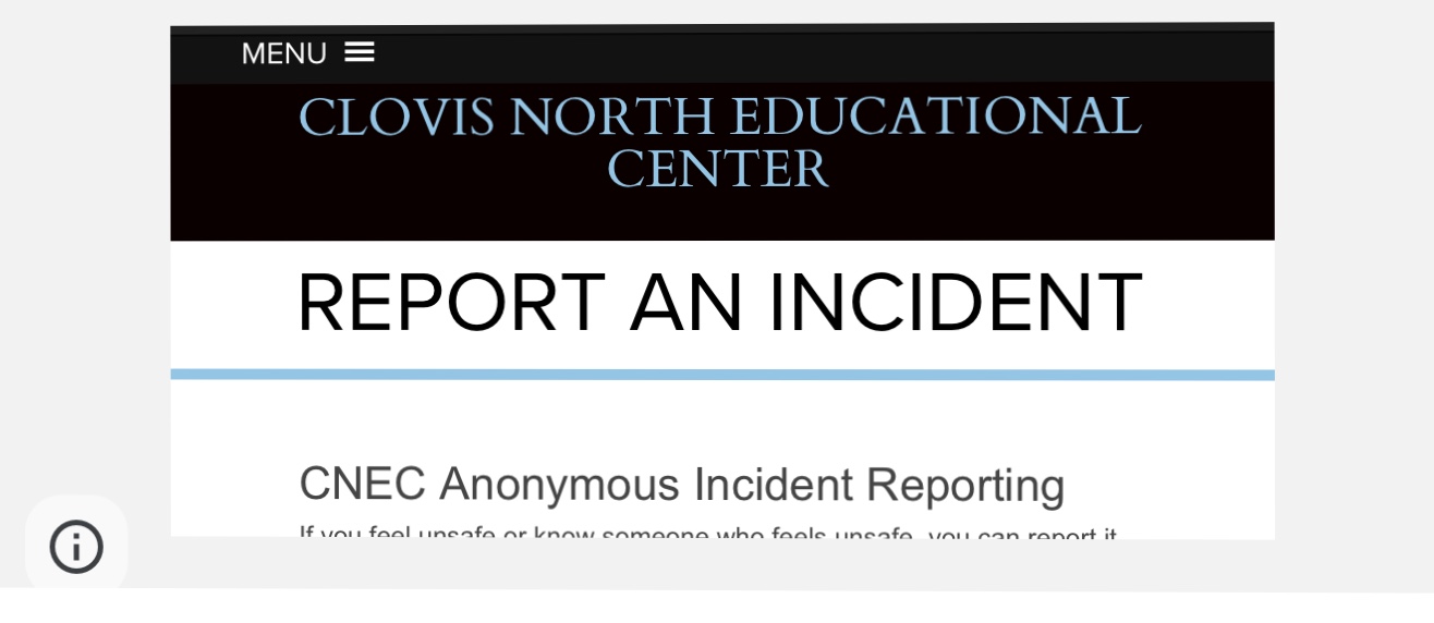 report an incident