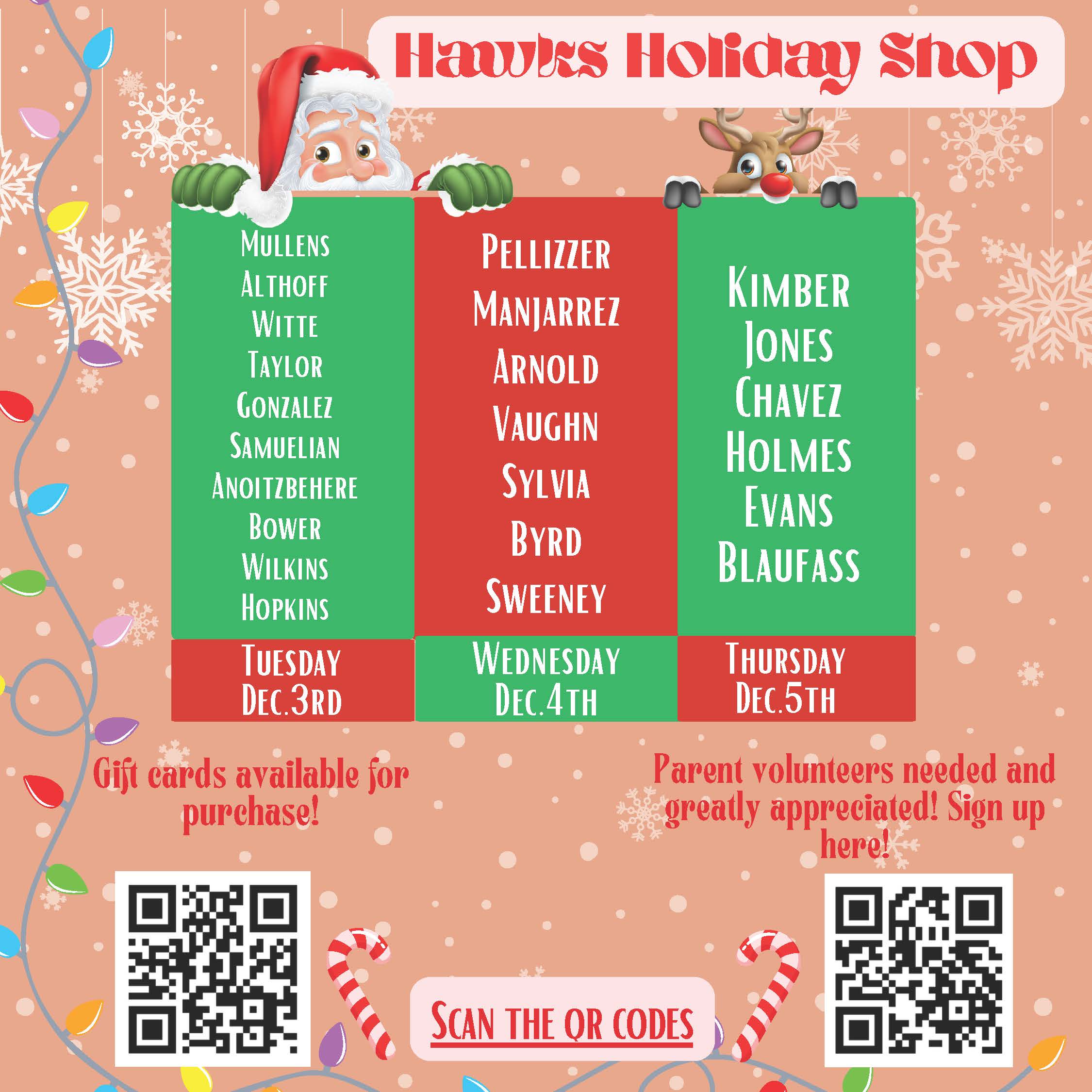 Hawk Holiday Shop