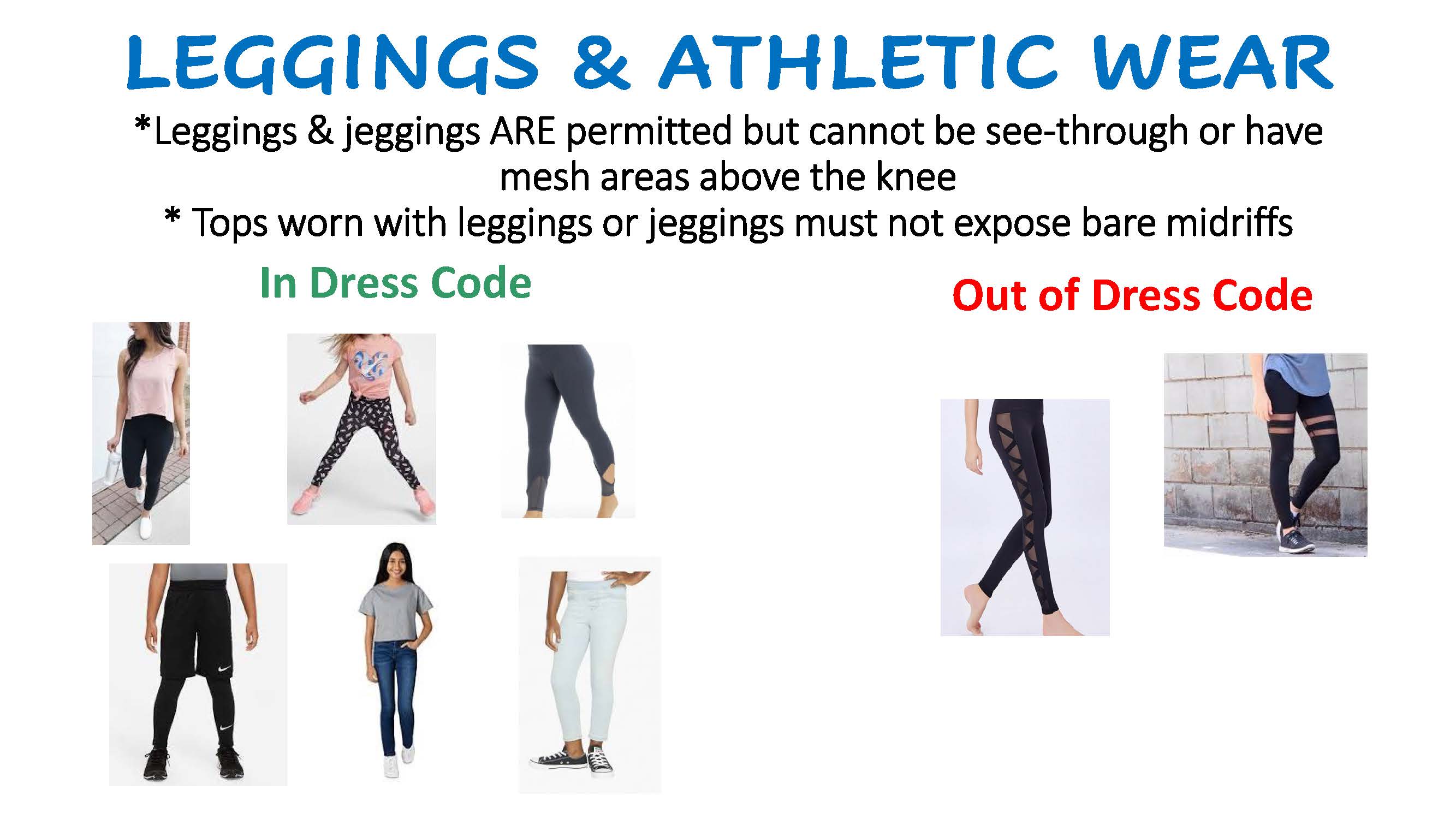 leggings and athletic wear