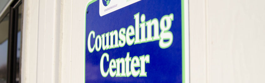 Counseling Center Sign