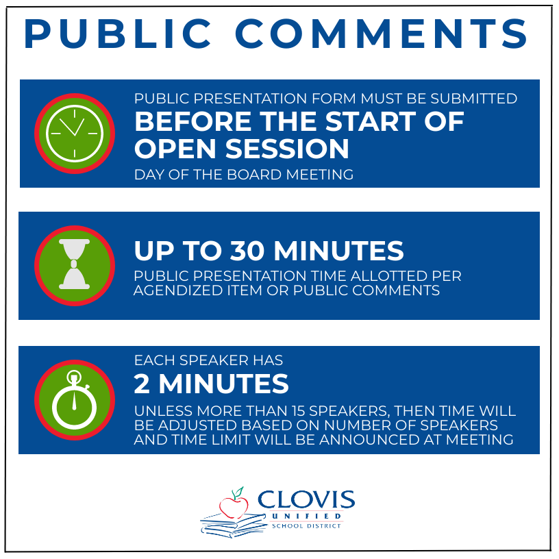public comment guidelines infographic - all info in text as well