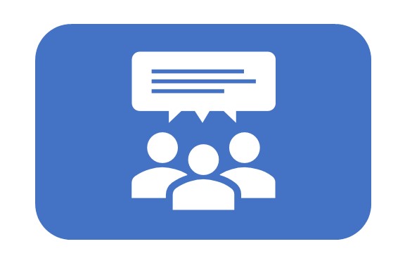business meeting discussion icon