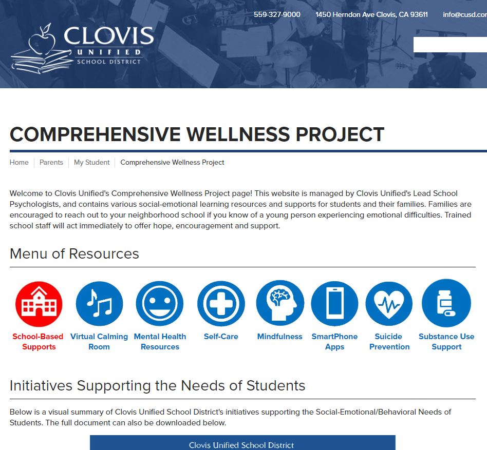 CUSD Wellness Project