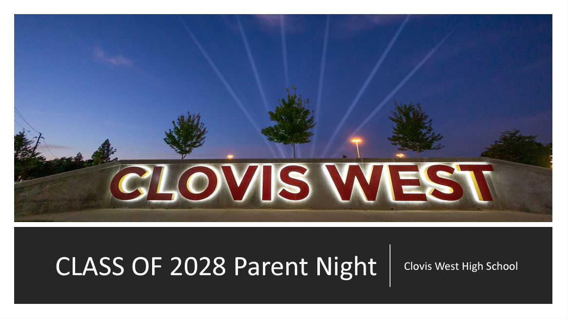 Class of 2028 Parent Night