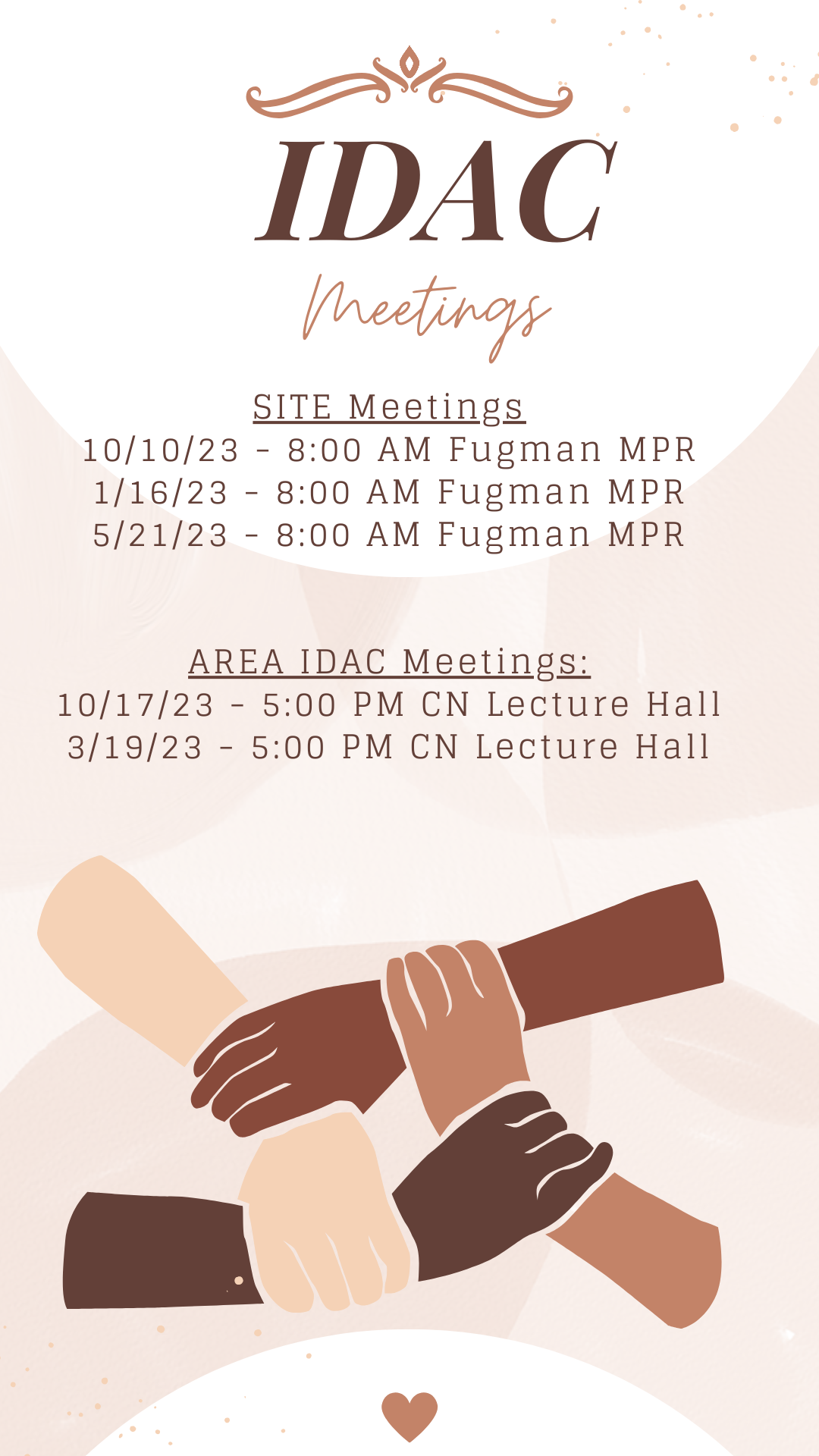 Idac Meeting Dates