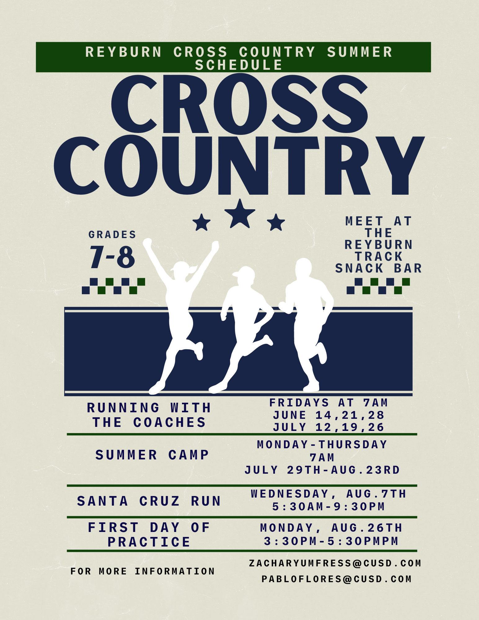 Cross Country Camp